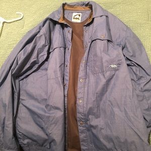 Mountain Khaki rain shirt LG great condition